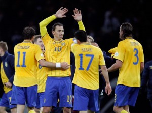 Đội tuyển Thụy Điển tham dự Euro 2016 nhờ loạt trận play-off