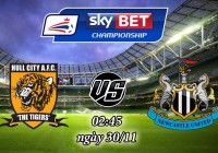Soi kèo bóng đá Hull City vs Newcastle 02:45, ngày 30/11 Cúp Liên Đoàn Anh
