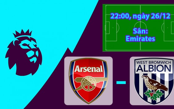 Nhận định, soi kèo Arsenal vs West Brom 22h00 ngày 26/12 Ngoại Hạng Anh