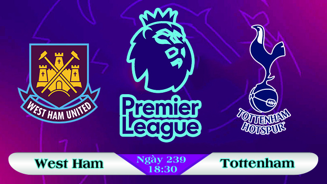 Soi kèo bóng đá West Ham vs Tottenham 18h30, ngày 23/9 Ngoại Hạng Anh