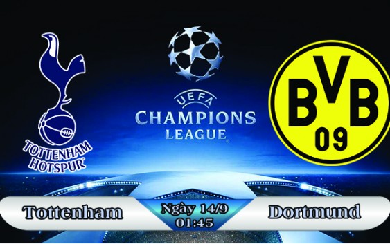 Soi kèo bóng đá Tottenham vs Dortmund 01h45, ngày 14/9 Champions League