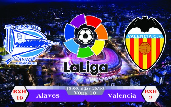 Soi kèo bóng đá Alaves vs Valencia 18h00, ngày 28/10 La Liga