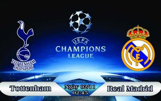 Soi kèo bóng đá Tottenham vs Real Madrid 02h45, ngày 02/11 Champions League
