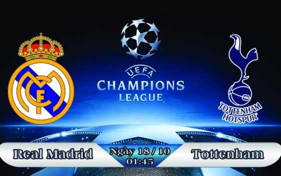 Soi kèo bóng đá Real Madrid vs Tottenham 01h45, ngày 18/10 Champions League
