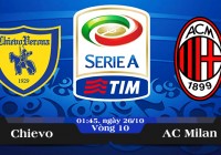 Soi kèo bóng đá Chievo vs AC Milan 01h45, ngày 26/10 Serie A