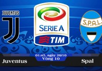 Soi kèo bóng đá Juventus vs Spal 01h45, ngày 26/10 Serie A