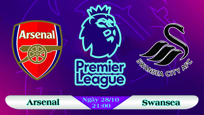 Soi kèo bóng đá Arsenal vs Swansea 21h00, ngày 28/10 Ngoại Hạng Anh