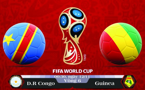 Soi kèo bóng đá CHDC Congo vs Guinea 00h30, ngày 12/11 Vòng Loại World Cup 2018
