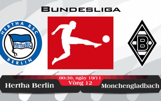 Soi kèo bóng đá Hertha Berlin vs Monchengladbach 00h30, ngày 19/11 Bundesliga
