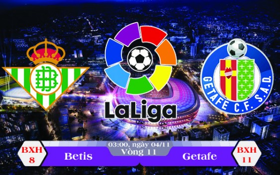 Soi kèo bóng đá Betis vs Getafe 03h00, ngày 04/11 La Liga