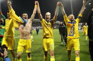 Đội tuyển Ukraine tham dự Euro 2016 với tấm vé từ trận play-off