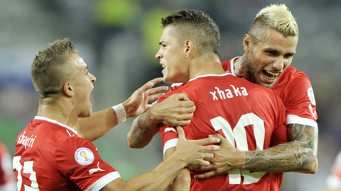 Nhận định bóng đá Euro 2016: Thụy Sỹ vs Albania 11/6