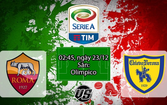 Nhận định, soi kèo AS Roma vs Chievo 02h45, ngày 23/12 Serie A