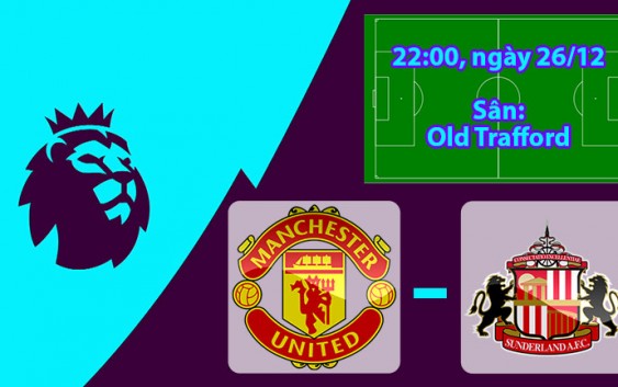 Nhận định, soi kèo Manchester United vs Sunderland 22h00 ngày 26/12 Ngoại Hạng Anh