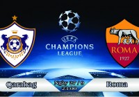 Soi kèo bóng đá Qarabag vs AS Roma 23h00, ngày 27/9 Champions League