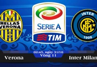 Soi kèo bóng đá Verona vs Inter Milan 02h45, ngày 31/10 Serie A