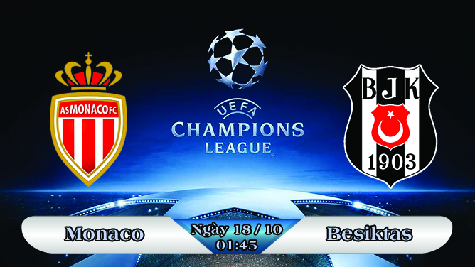 Soi kèo bóng đá Monaco vs Besiktas 01h45, ngày 18/10 Champions League