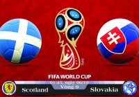 Soi kèo bóng đá Scotland vs Slovakia 01h45, ngày 06/10 Vòng Loại World Cup 2018