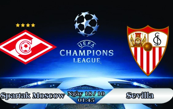 Soi kèo bóng đá Spartak Moscow vs Sevilla 01h45, ngày 18/10 Champions League