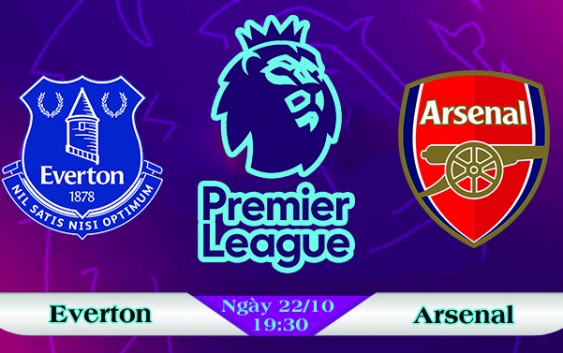 Soi kèo bóng đá Everton vs Arsenal 19h30, ngày 22/10 Ngoại Hạng Anh