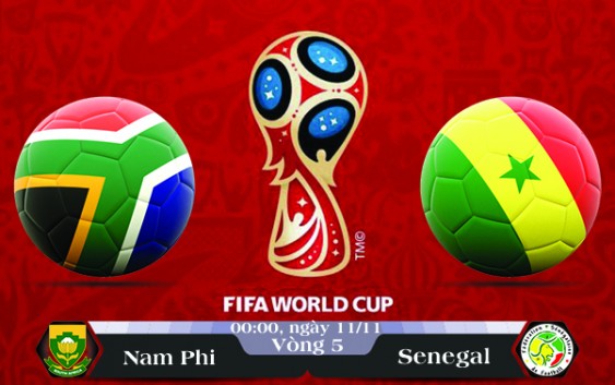 Soi kèo bóng đá Nam Phi vs Senegal 00h00, ngày 11/11 Vòng Loại World Cup 2018