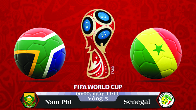 Soi kèo bóng đá Nam Phi vs Senegal 00h00, ngày 11/11 Vòng Loại World Cup 2018