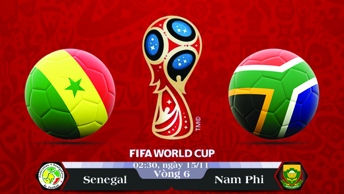 Soi kèo bóng đá Senegal vs Nam Phi 02h30, ngày 15/11 Vòng Loại World Cup 2018
