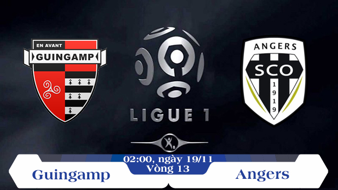 Soi kèo bóng đá Guingamp vs Angers 02h00, ngày 19/11 Giải Vô Địch Quốc Gia Pháp